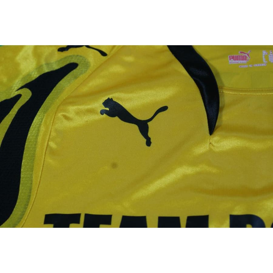 Maillot De Foot PUMA AEK Athènes Domicile 2007/2008 - Adulte Taille L (Jaune) - Occasion