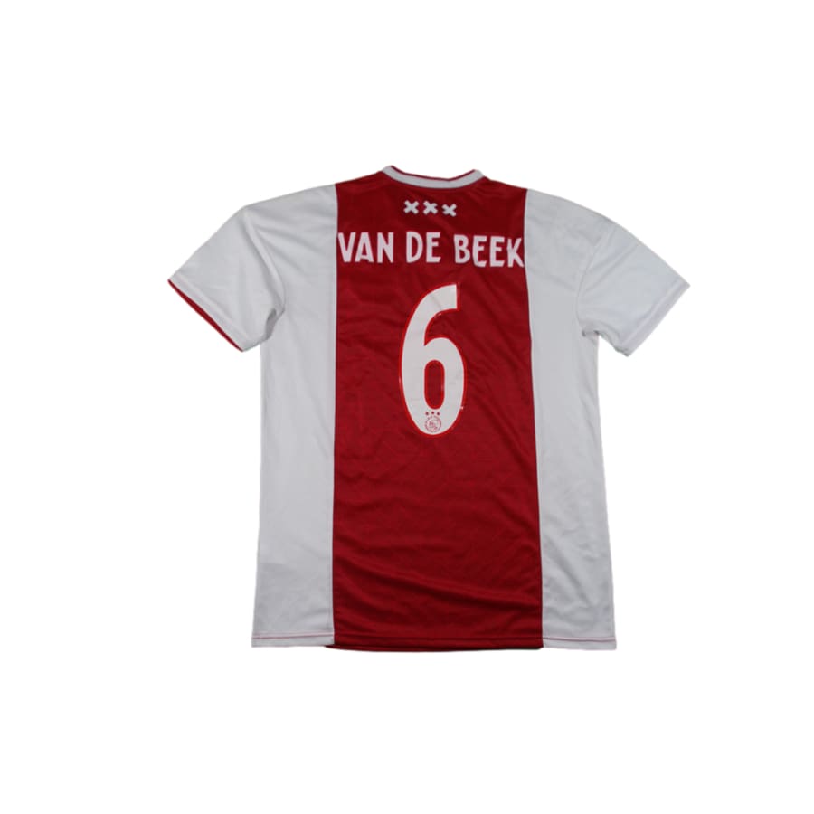Maillot Ajax Amsterdam domicile #6 VAN DE BEEK 2018-2019 - Adidas - Ajax Amsterdam