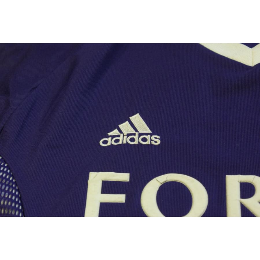 Maillot Anderlecht vintage dédicacé domicile N°10 BASEGGIO 2002-2003 - Adidas - RSC Anderlecht