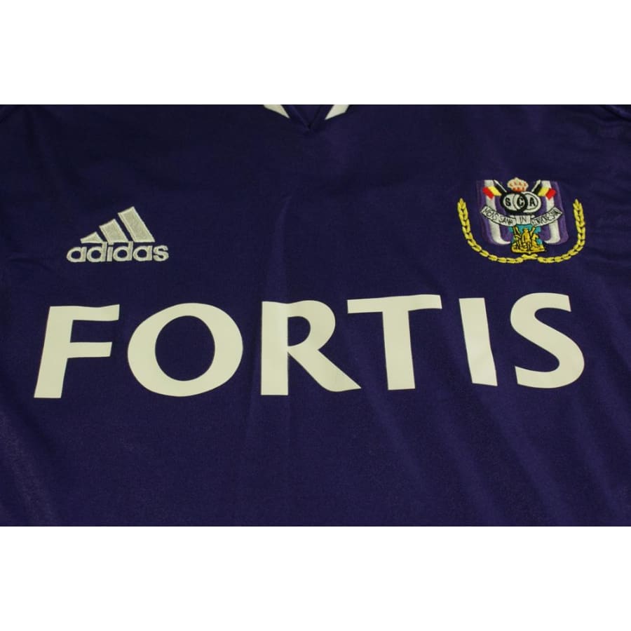 Maillot Anderlecht vintage domicile N°21 ZETTERBERG 2004-2005 - Adidas - RSC Anderlecht