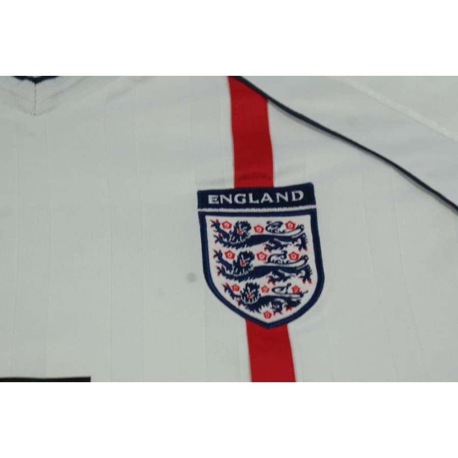 Maillot Angleterre vintage domicile N°7 BECKHAM 2002-2003 - Umbro - Angleterre