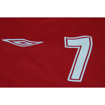 Maillot Angleterre vintage extérieur #7 BECKHAM 2002-2003 - Umbro - Angleterre