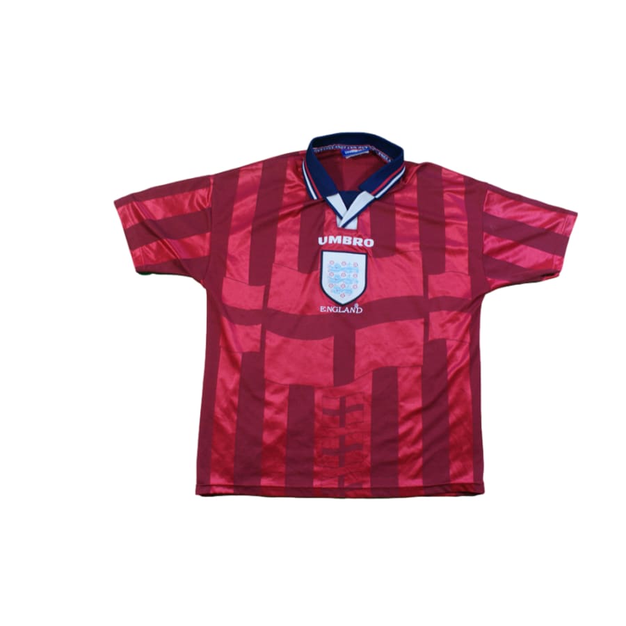 Maillot De Foot Angleterre Homme Taille L Rouge - Umbro, Manches Longues, Rétro, Occasion Bon état