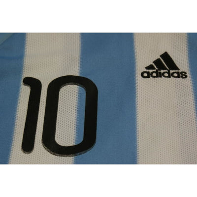 Maillot Argentine rétro domicile N°10 MESSI 2010-2011 - Adidas - Argentine