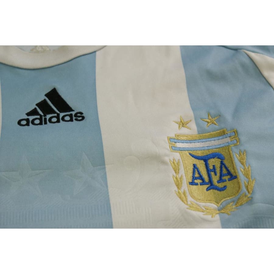 Maillot Argentine rétro domicile N°18 MESSI 2008-2009 - Adidas - Argentine