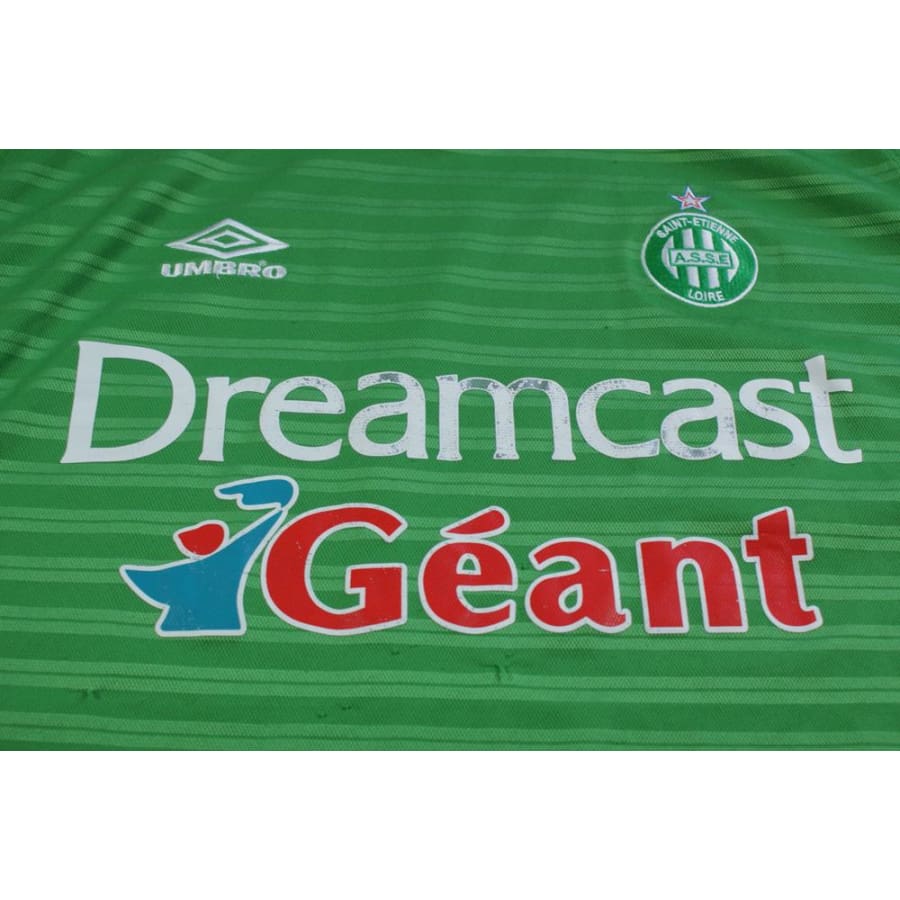 Maillot ASSE rétro domicile 2000-2001 - Umbro - AS Saint-Etienne