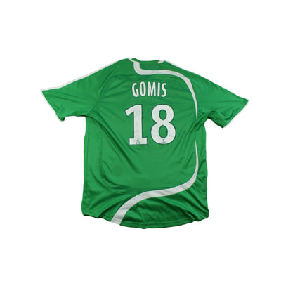 Maillot ASSE rétro domicile N°18 GOMIS 2007-2008 - Adidas - AS Saint-Etienne