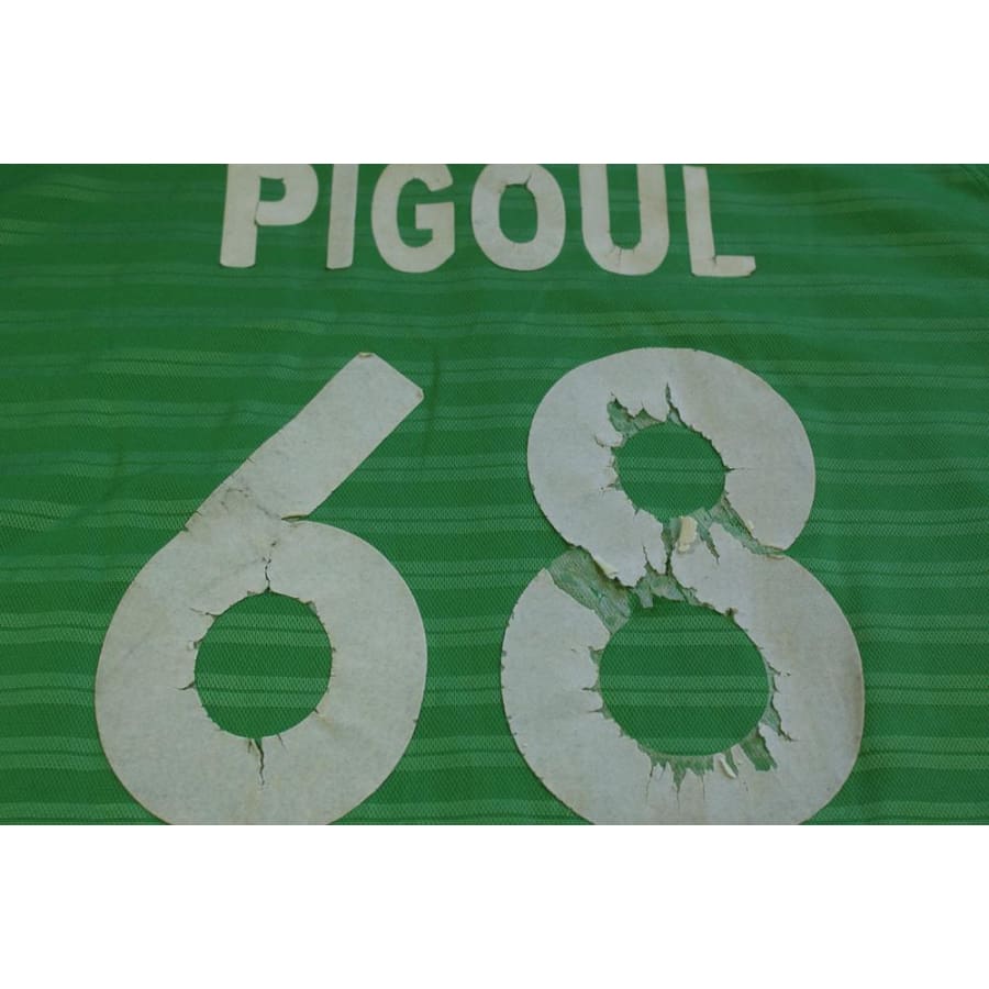 Maillot ASSE vintage domicile N°68 PIGOUL 2000-2001 - Umbro - AS Saint-Etienne