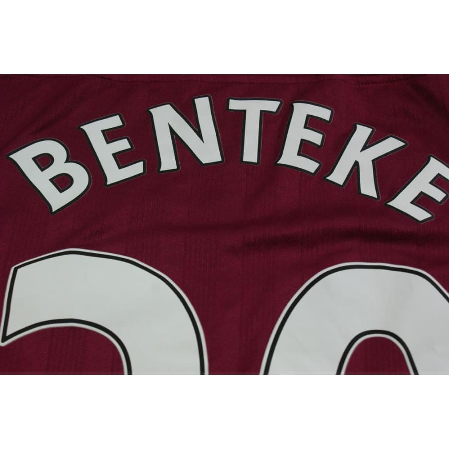 Maillot Aston Villa vintage domicile N°20 BENTEKE 2013-2014 - Macron - Aston Villa FC