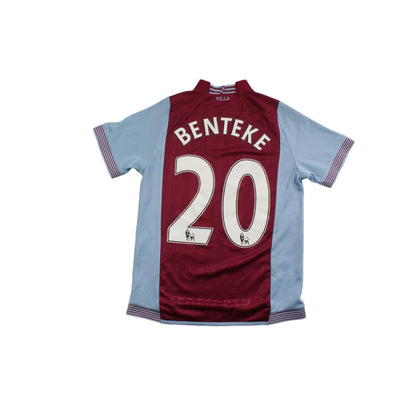 Maillot Aston Villa vintage domicile N°20 BENTEKE 2013-2014 - Macron - Aston Villa FC