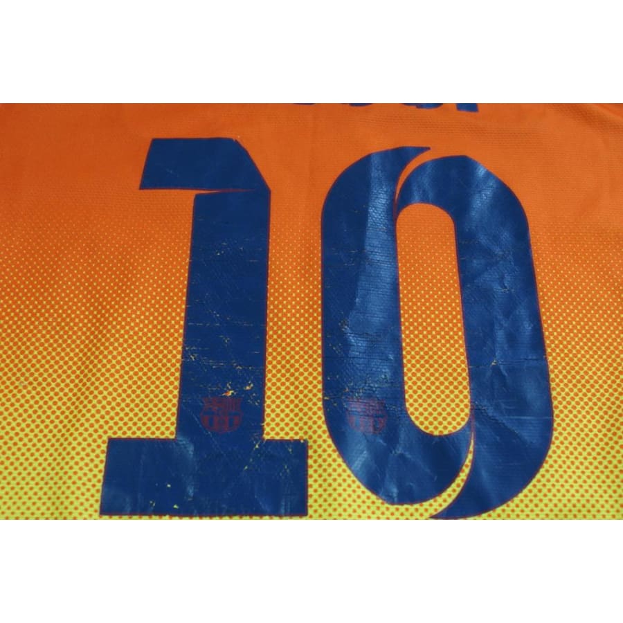 Maillot Extérieur Vintage FC Barcelone 2012-2013 - Taille L - Orange - Occasion