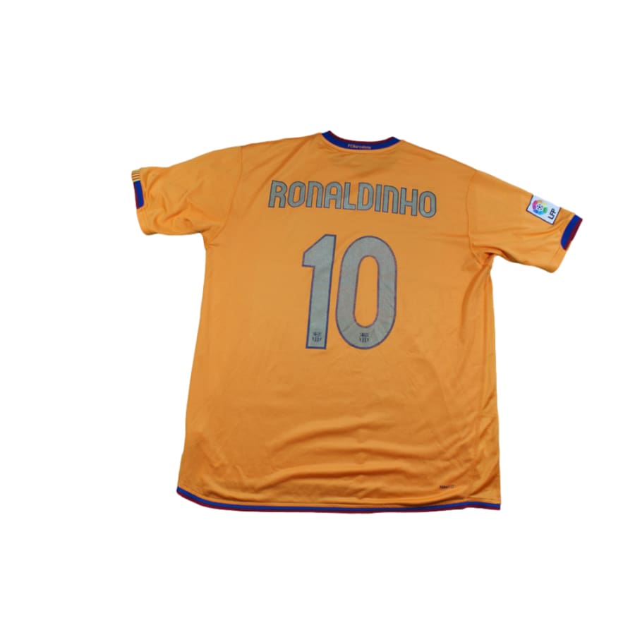 Maillot Barça vintage extérieur N°10 RONALDINHO 2006-2007 - Nike - Barcelone