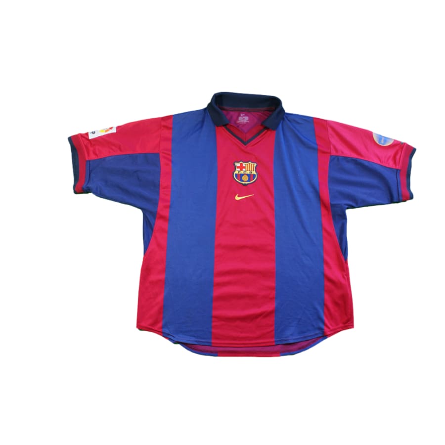 Maillot Barcelone vintage domicile 2000-2001 - Nike - Barcelone