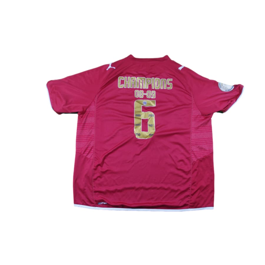 Maillot Bordeaux vintage extérieur N°6 CHAMPIONS 2008-2009 - Puma - Girondins de Bordeaux