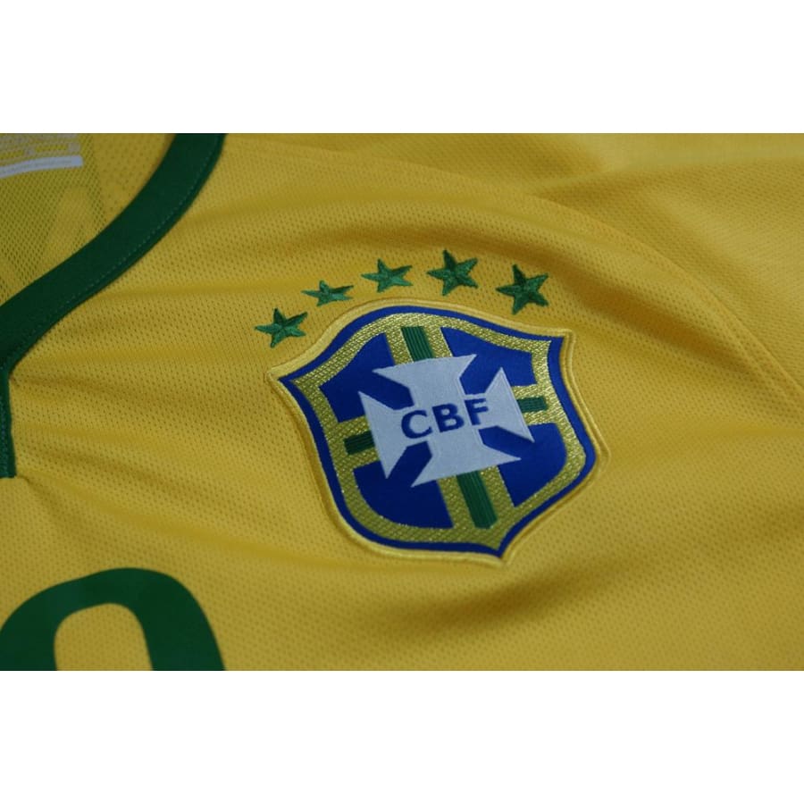 Maillot Brésil domicile N°10 NEYMAR JR 2014-2015 - Nike - Brésil
