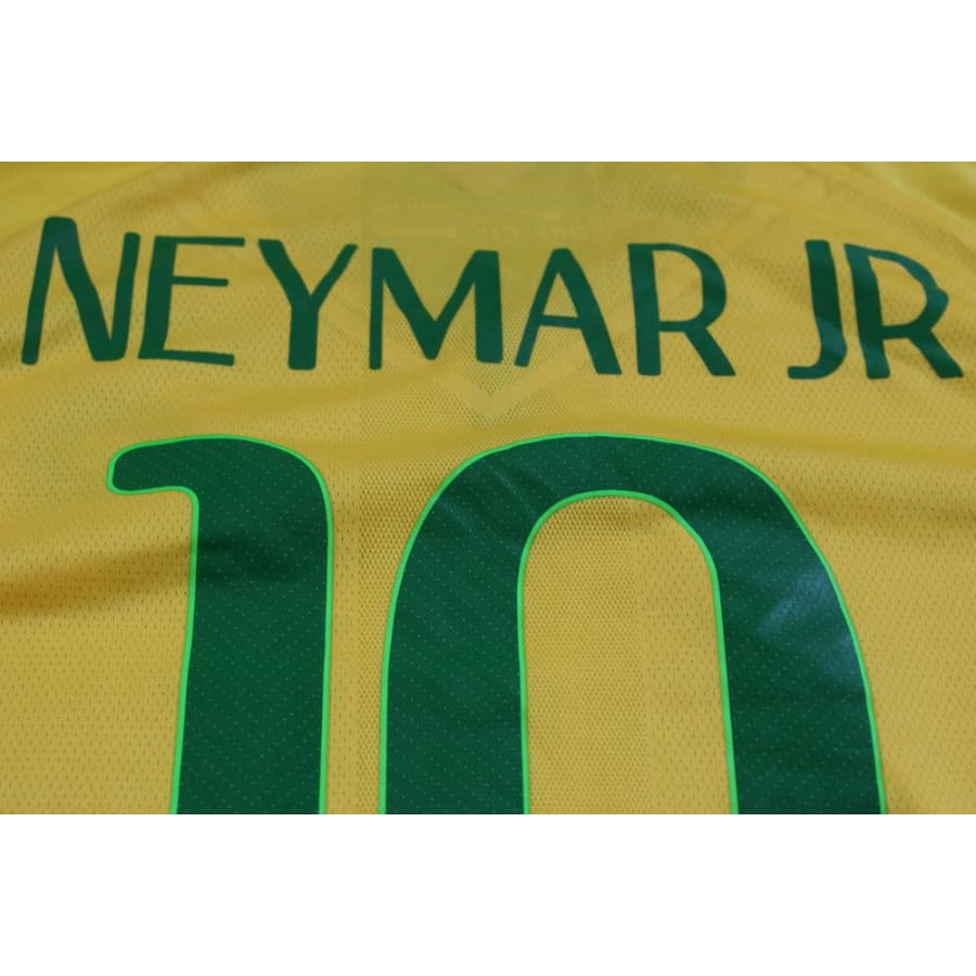 Maillot Brésil domicile N°10 NEYMAR JR 2014-2015 - Nike - Brésil