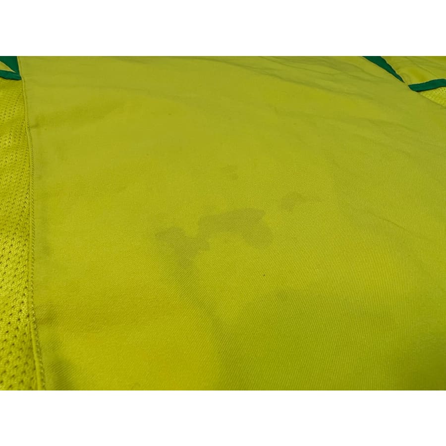 Maillot De Football Brésil Rétro Ronaldinho 2002 Extérieur - Taille M, Bleu, Occasion