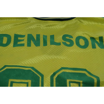 Maillot Brésil vintage domicile #20 DENILSON 1994-1995 - Umbro - Brésil
