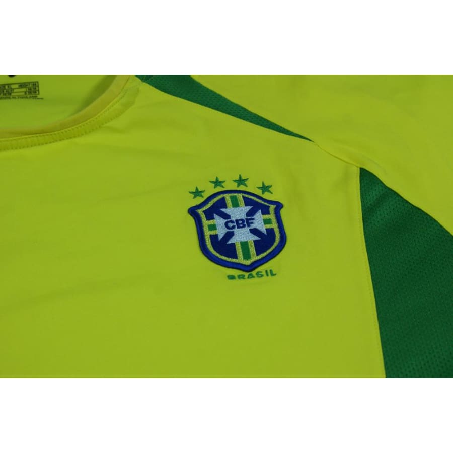 Maillot Brésil vintage domicile 2001-2002 - Nike - Brésil
