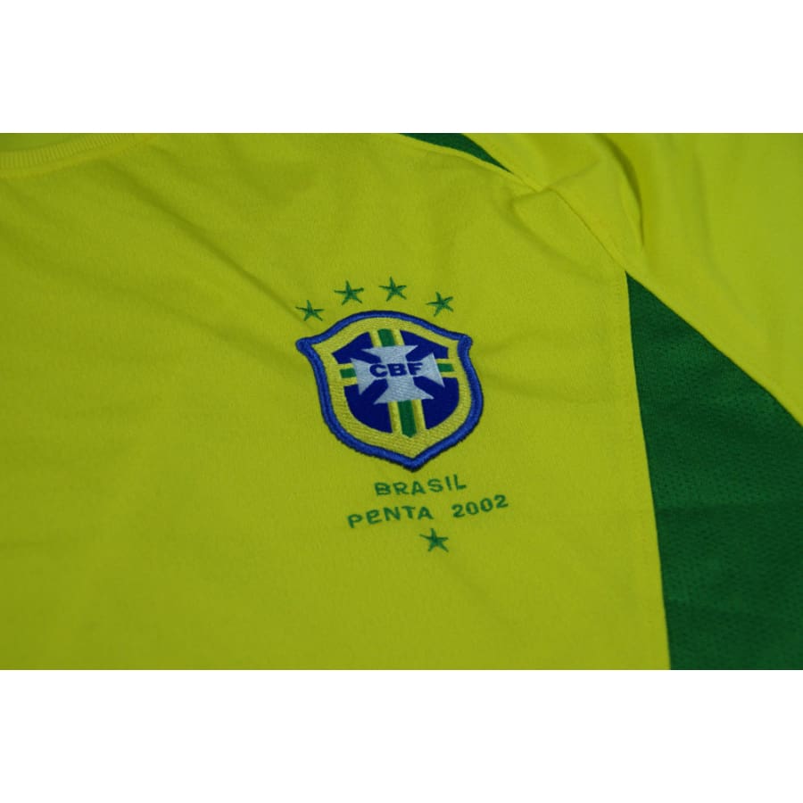 Maillot Brésil vintage domicile 2002-2003 - Nike - Brésil