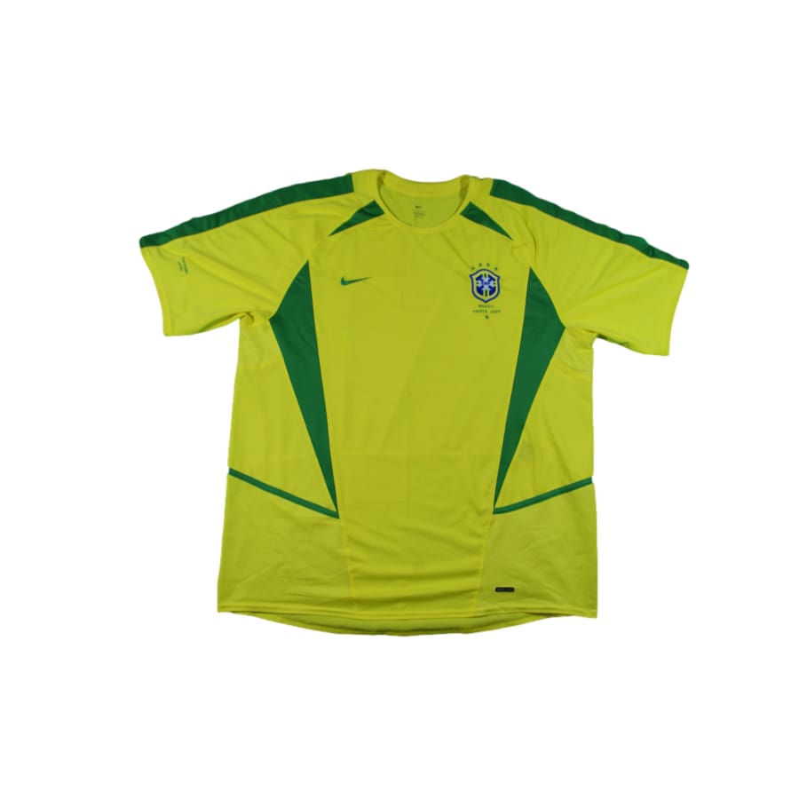 Maillot Brésil vintage domicile 2002-2003 - Nike - Brésil