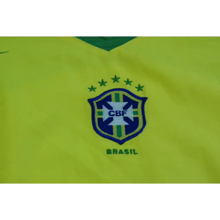 Maillot Brésil vintage domicile 2004-2005 - Nike - Brésil