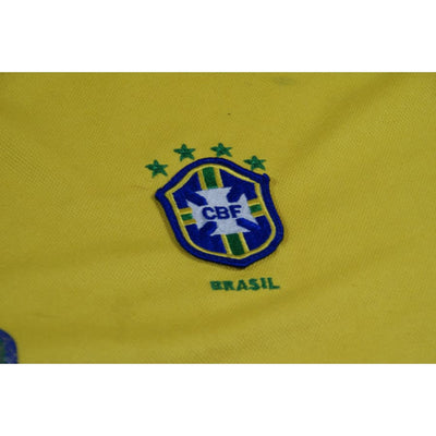 Maillot Brésil vintage domicile #9 RONALDO 1998-1999 - Nike - Brésil