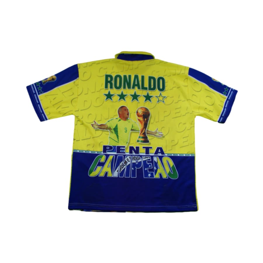 Maillot Brésil vintage supporter Ronaldo 2001-2002 - Autre marque - Brésil