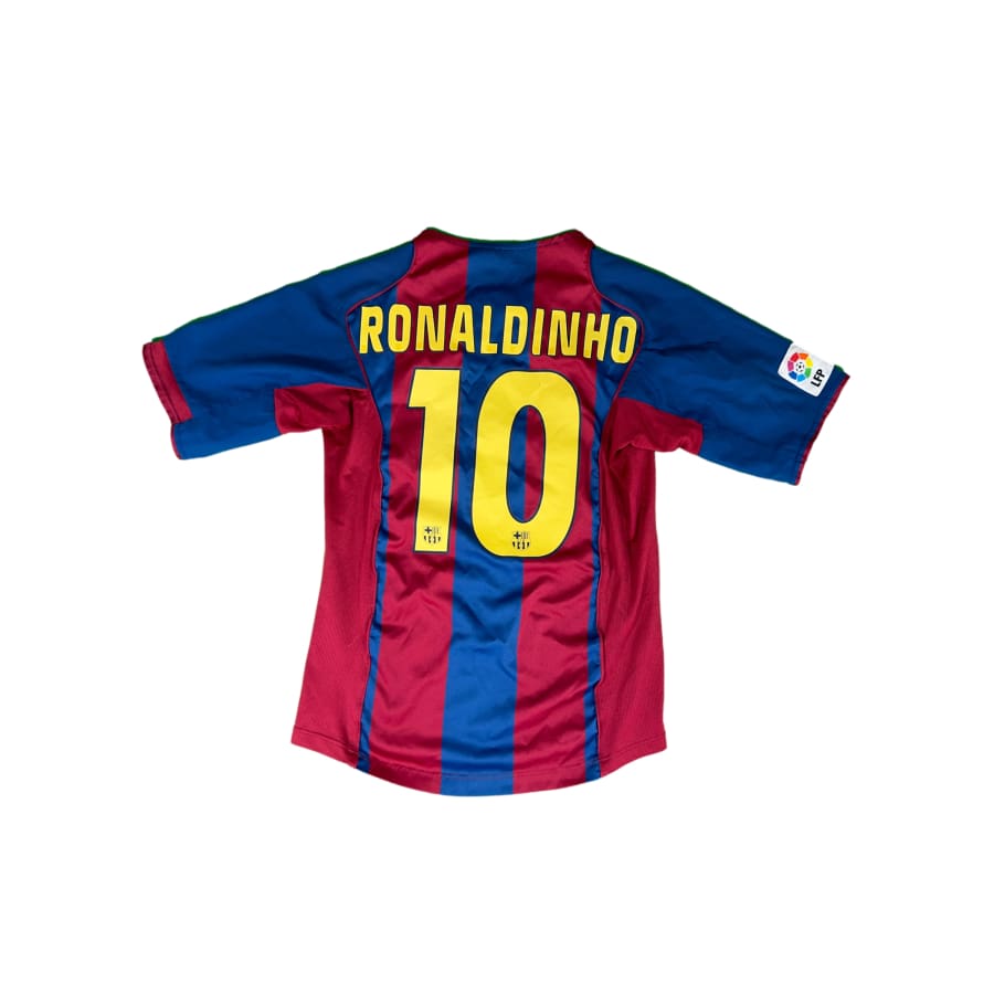 Maillot collector domicile FC Barcelone #10 Ronaldinho saison 2004-2005 - Nike - Barcelone