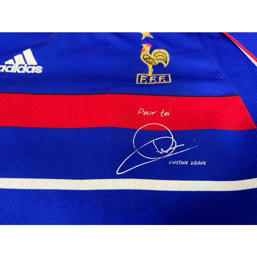 Maillot collector Equipe de France #10 Zidane saison 1998-1999 - Adidas - Equipe de France