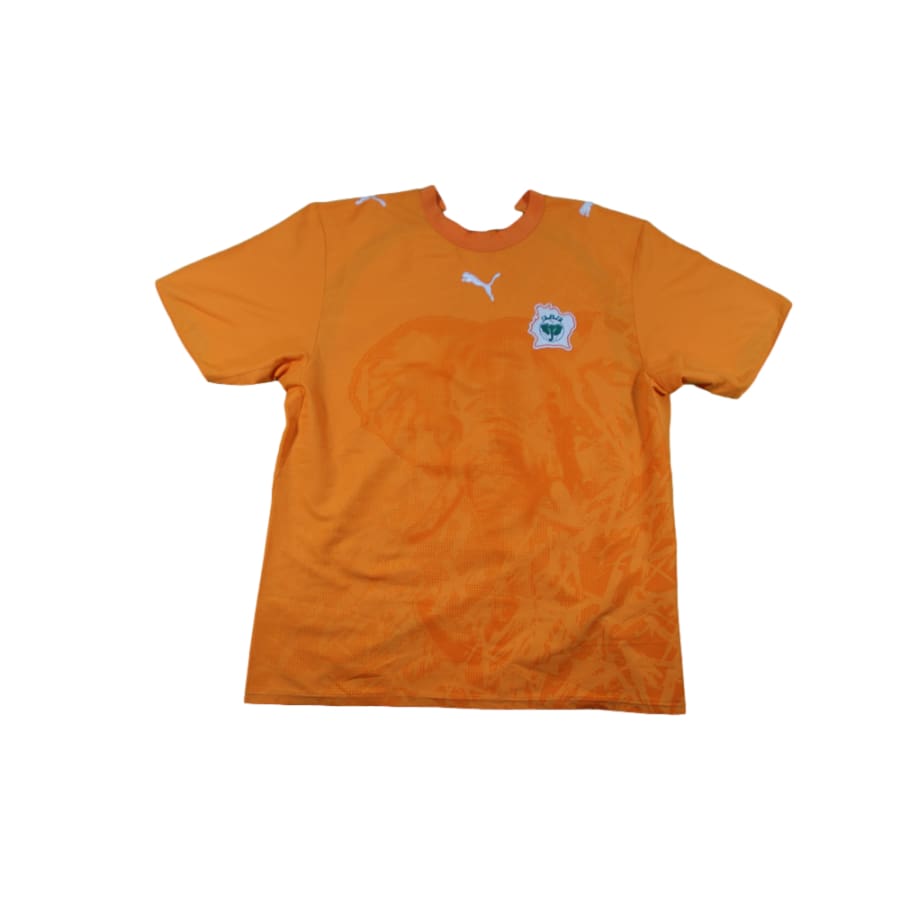 Maillot Côte d’Ivoire rétro domicile N°11 DROGBA 2006-2007 - Puma - Côte d’Ivoire