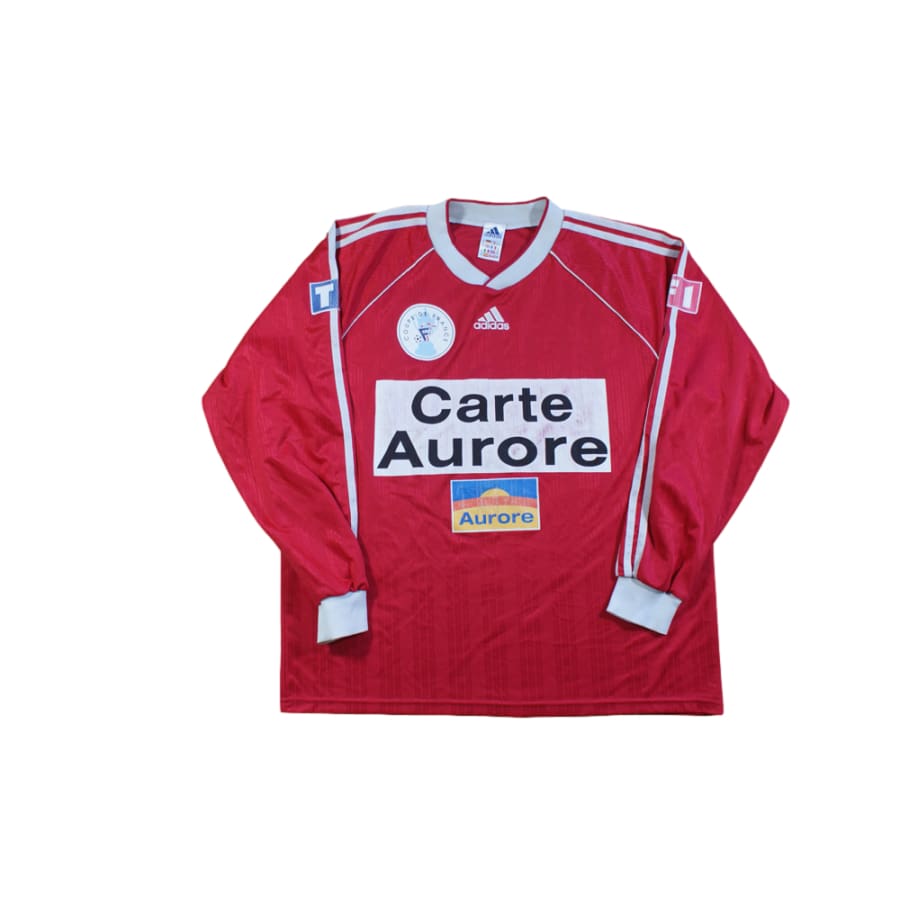 Maillot Adidas Coupe De France RTL Années 2000 N°7 Manches Longues XL