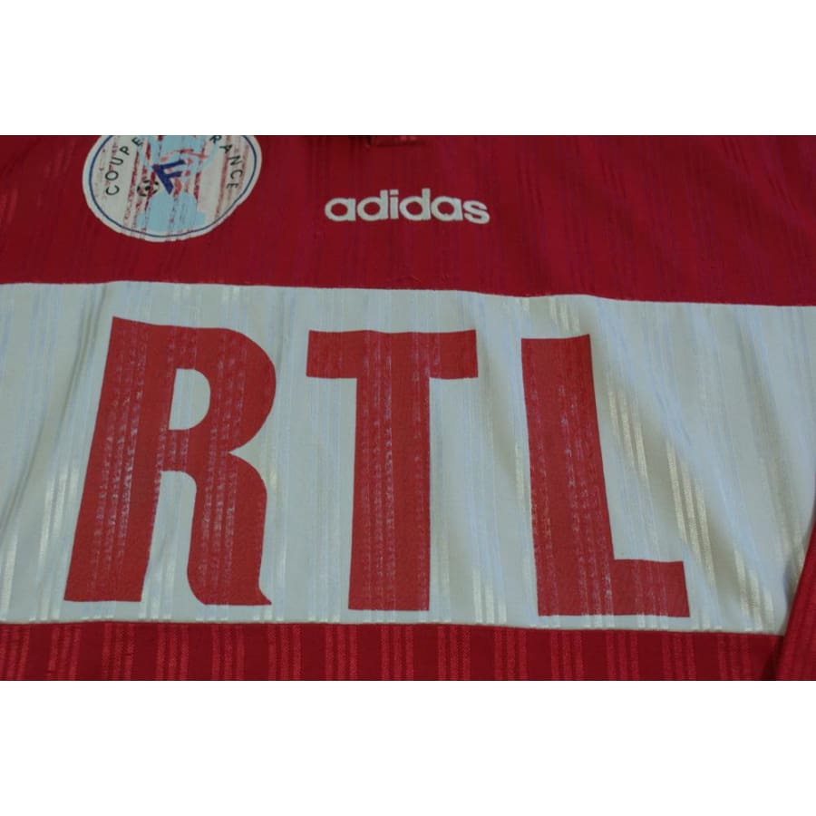 Maillot Rétro Adidas RTL N°4 Années 90 - Coupe De France - Taille Homme XL