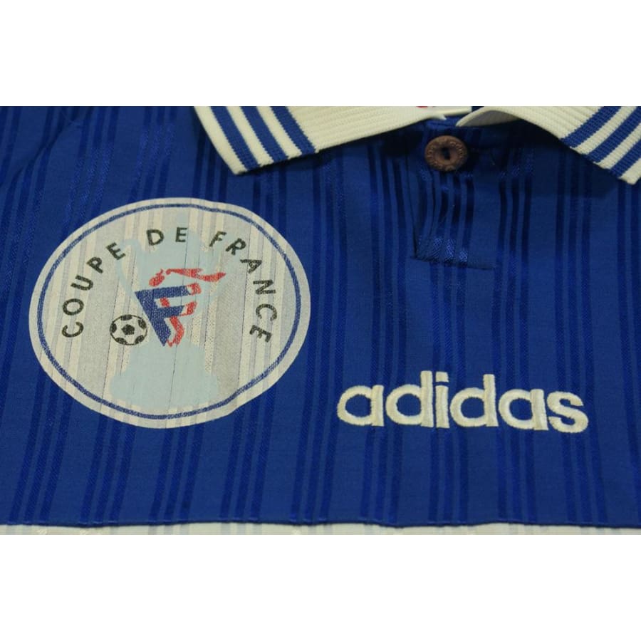 Maillot Coupe de France rétro TF1 N°14 années 1990 - Adidas - Coupe de France