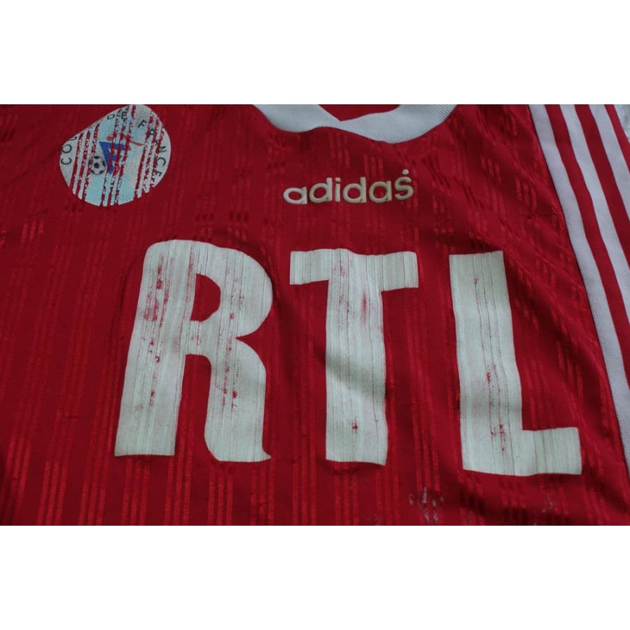 MAILLOT FOOT ADIDAS Equipe De France 1996/97 Fff N°10 Vintage Taille L/D6 Be EUR 164,99 - FR