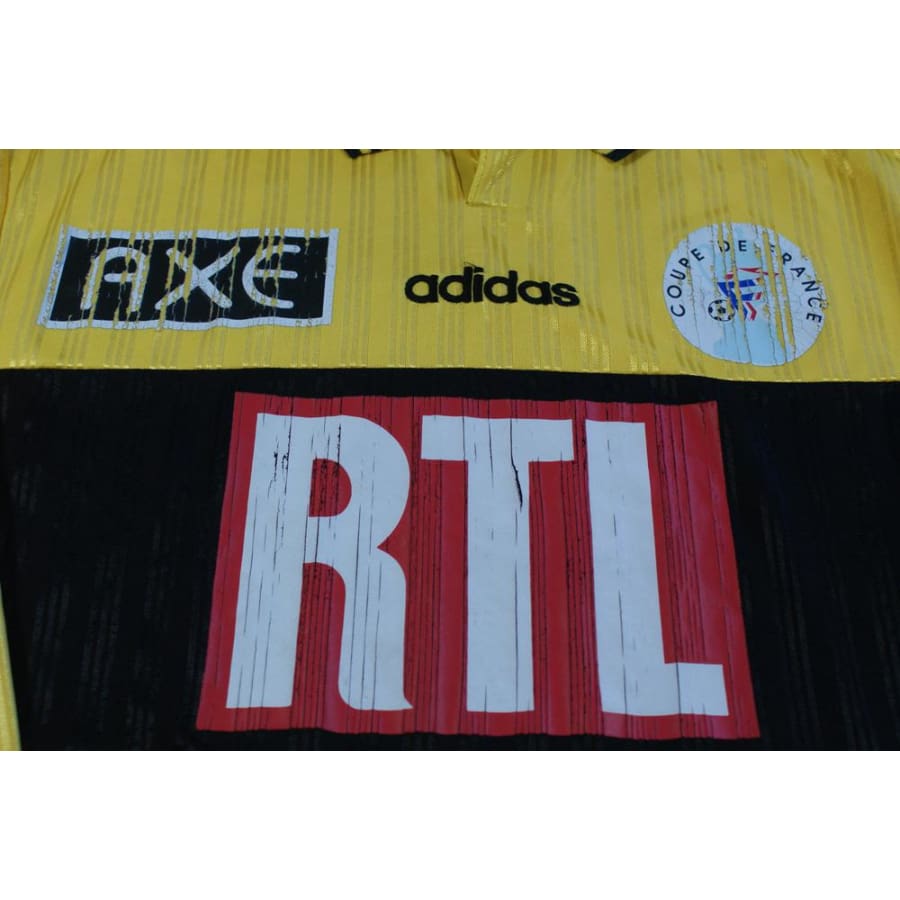 Maillot Coupe de France vintage RTL N°4 années 1990 - Adidas - Coupe de France