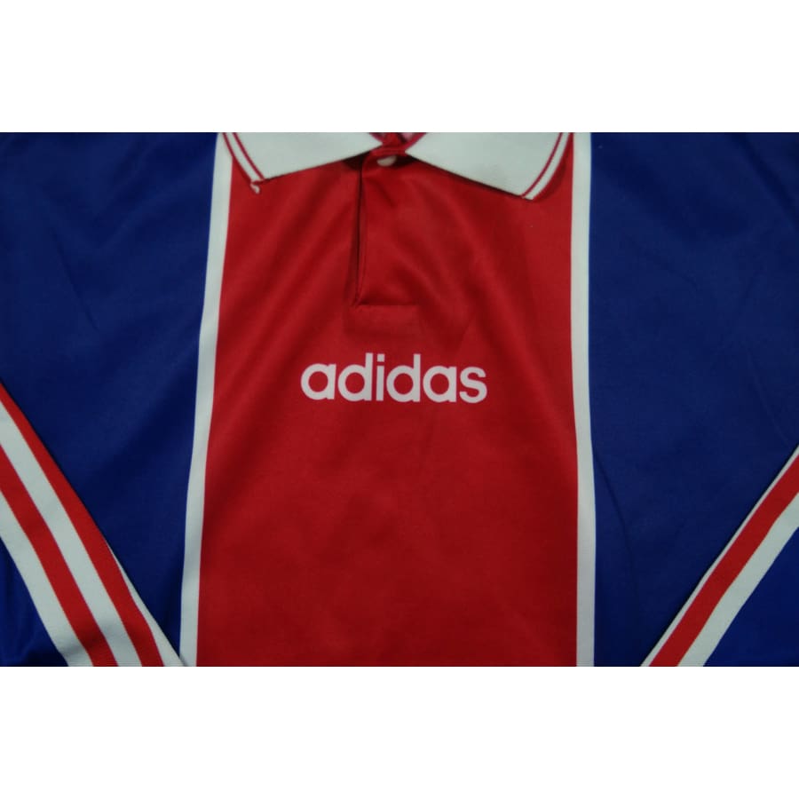 Maillot Adidas bleu et rouge vintage années 1990 - Adidas - Autres championnats