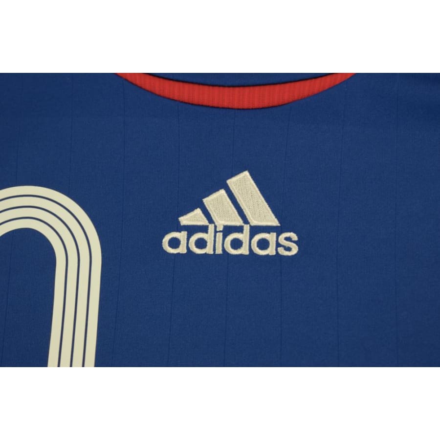 Maillot de foot domicile équipe de France n°10 ZIDANE 2006-2007 - Adidas - Equipe de France