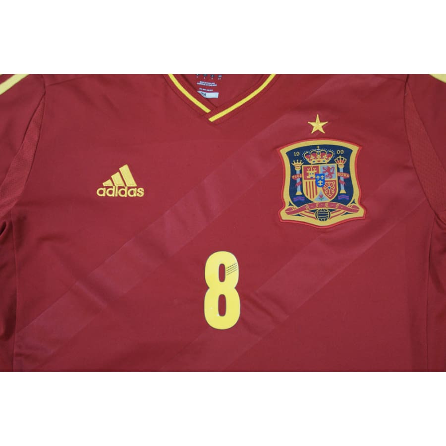 Maillot Domicile Espagne 2013 – Adidas – Taille S – Rouge – Vintage