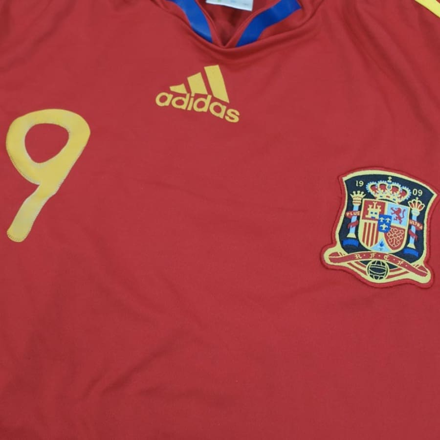 Maillot de foot équipe dEspagne Fernando Torres n°9 2010 - Adidas - Espagne