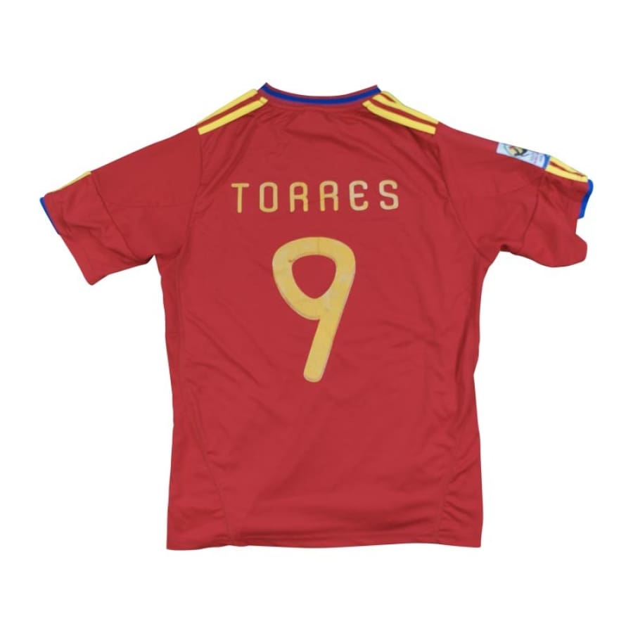 Maillot de foot équipe dEspagne Fernando Torres n°9 2010 - Adidas - Espagne