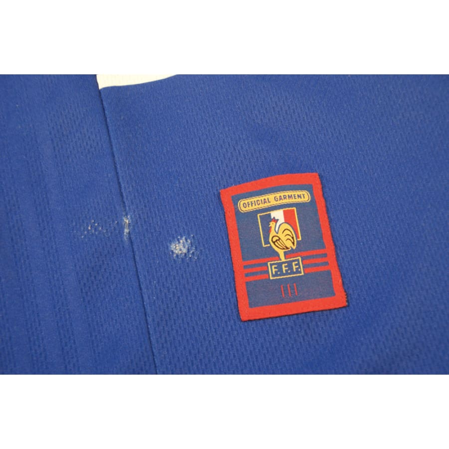Maillot de foot équipe de France domicile #10 Zidane 1998-1999 - Adidas - Equipe de France