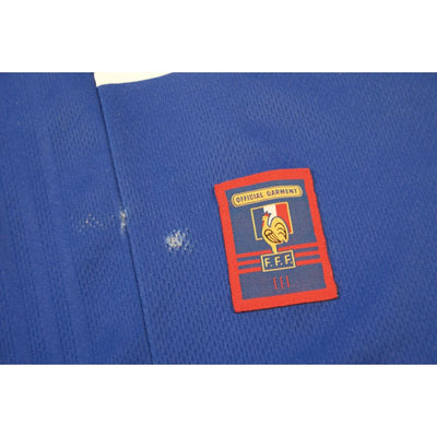 Maillot de foot équipe de France domicile #10 Zidane 1998-1999 - Adidas - Equipe de France
