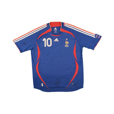 Maillot de foot équipe de France domicile #10 Zidane 2006-2007 - Adidas - Equipe de France