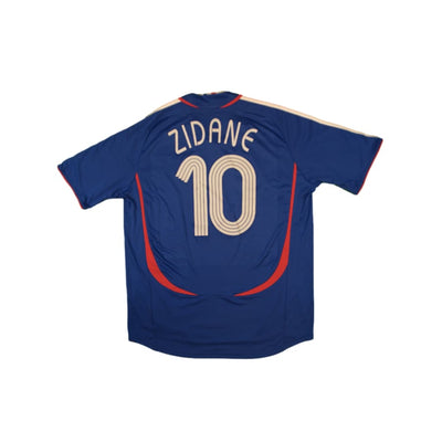 Maillot de foot équipe de France domicile #10 Zidane 2006-2007 - Adidas - Equipe de France
