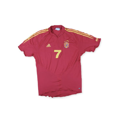 Maillot de foot Espagne n°7 2004-2005 - Adidas - Espagne