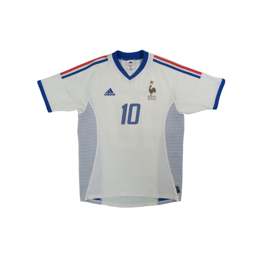 Maillot de foot extérieur équipe de France N°10 ZIDANE 2002-2003 - Adidas - Equipe de France