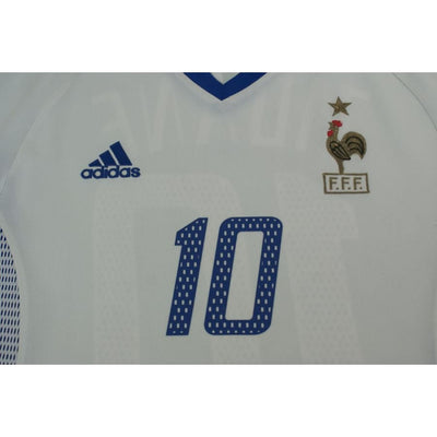 Maillot de foot extérieur équipe de France N°10 ZIDANE 2002-2003 - Adidas - Equipe de France