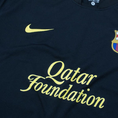 Maillot de foot FC Barcelone noir Qatar Foundation 2011-2012 - Nike - Barcelone