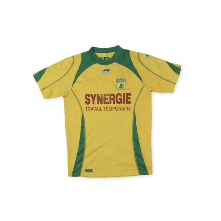 Maillot Vintage Airness FC Nantes – Taille 12 Ans, Jaune, Fabriqué En Tunisie